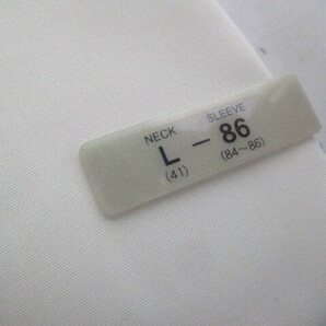 Y997/未使用 2枚セット L-86 CHRISTIAN ORANI 白 ホワイト 長袖 カッターシャツ 総額11600円 まとめ売りの画像4