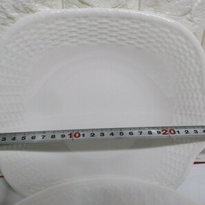 P35/展示品 2点セット WEDGWOOD ウェッジウッド プレート皿 BBプレート プラター ホワイト 2点セット まとめ売りの画像3