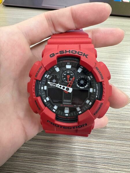 G-SHOCK プロテクション　レッド