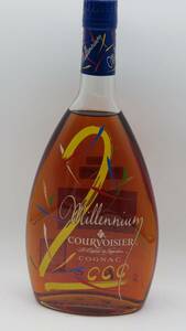 【未開栓】COURVOISIER Millennium クルボアジェ ミレニアム コニャック 2000 COGNAC　40度　700ml【古酒】