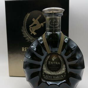 古酒 REMY MARTIN CENTAURE EXTRA レミーマルタン セントーエクストラ コニャック グリーン 700ml 箱付き 未開栓の画像1