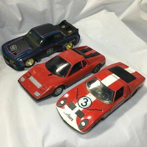 FERRARI 365GT BB、LAMBORGHINI MIURA、BMW 3.0L CSL 1/28 永大