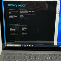 ★１円スタートお得！★ MicroSoft Surface Laptop 3 シルバー SSD128GB 1.2GHz 8CPU 8GB Windows10 Pro 64bit JIS 充放電回数536回_画像10