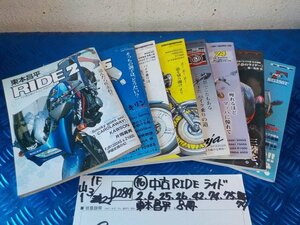 D289●○（16）中古　RIDE　ライド　2・6・25・26・42・74・75・79　東本昌平　8冊　6-3/22（こ）