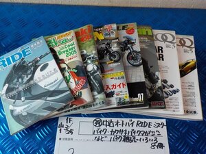 ●○（39）中古　オートバイ　RIDE　ミスターバイク　カワサキバイクマガジンなど　バイク雑誌いろいろ　8冊　6-3/25（こ）