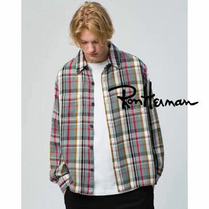 【Ron Herman】PickUp掲載◎!!RHC ロンハーマン 定価3.2万 Heavy Twill Shirts ヘビーツイルチェックシャツ コットンツイル ワークシャツの画像10
