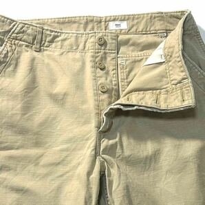 【Ron Herman】PickUP掲載◎!!RHC ロンハーマン 定価3.4万 Back Satin Shorts ヴィンテージ加工 バックサテンショーツ ファティーグパンツの画像5