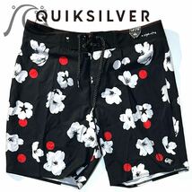 【Quiksilver】Cherry Pop 19 Swim Shorts in Black BOARD SHORTS クイックシルバー 4WAYストレッチサーフショーツ ボードショーツ_画像2