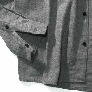 【Ron Herman】シンプルさが光る大人好みの上質ネルシャツ◎!!RHC ロンハーマン レギュラーカラーフランネルシャツ LSコットングレーシャツの画像6