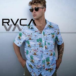【RVCA】Tristan Ceddia Short Sleeves Shirt RVCAルーカ 総柄 半袖シャツ レーヨン混紡 アロハ オープンカラーシャツ ロンハーマン取扱いの画像9