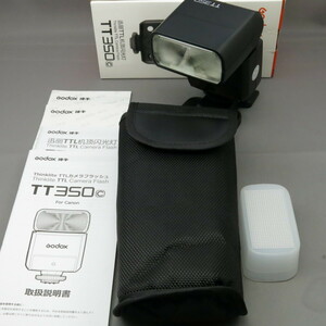 【美品】GODOX　TT350C　★NO.8177キヤノン用ストロボ