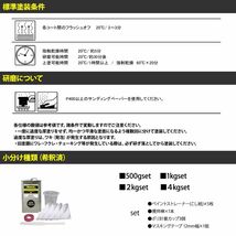 ロックラッカープラサフホワイト 1液型 1kg(希釈済み) 道具セット付/ロックペイント プラサフ ホワイト 塗料 Z25_画像5