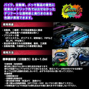 PROST キャンディー ウレタン エアゾール 下塗りシルバー 300mlセット /ウレタン塗料 ２液 キャンディー スプレー Z13の画像4