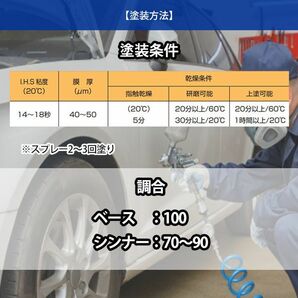 関西ペイント １液プラサフ（希釈済）グレー 500g 自動車用ウレタン塗料 Z24の画像3