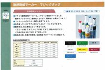 耐熱塗料 オキツモ 耐熱耐候 マーカー レッド /500℃ 赤 塗料 バイク 車 マフラー Z30_画像2