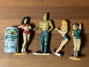 ★4点セット 80年代アメリカ製 フィギュア型缶ビールホルダー まとめて 80's 米国製 ビンテージ