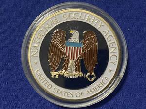 ★同梱可 極美品 米国家安全保障局 チャレンジコイン FBI CIA 米軍 記念メダル