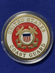 ★同梱可 極美品 アメリカ沿岸警備隊 チャレンジコイン 米軍 記念メダル USCG 海上保安庁 海軍