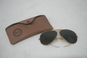 [4-56] Ray-Ban レイバン B&L SHOOTER シューター ボシュロム ティアドロップ サングラス アイウェア ケース付 ヴィンテージ Vintage