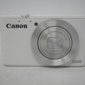 [4-51] 美品 Canon キャノン PowerShot S200 パワーショット PSS200 コンパクトデジタルカメラ 5.2-26.0mm 1:2.0-5.9 ホワイト 箱有 家電の画像5
