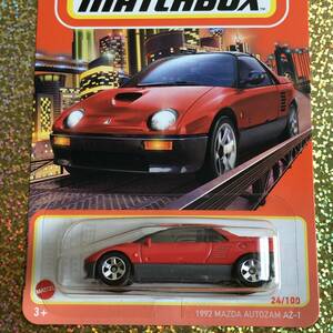 27, 1992 MAZDA AUTOZAM AZ-1, red, Blister package [ Matchbox ]