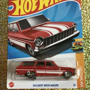 28-222R, '64 CHEVY NOVA WAGON, 【ホットウィール】ベーシックカー