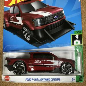 29-37R, FORD F-150 LIGHTNING CUSTOM, レッド, 【ホットウィール】ベーシックカー