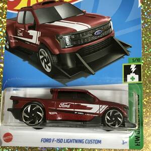 30-37R,,, FORD F-150 LIGHTNING CUSTOM, RED, 【ホットウィール】ベーシックカー