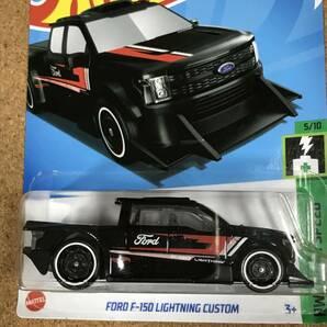 31-37K, FORD F-150 LIGHTNING CUSTOM, クロ,2024年Gアソート, 2024G, 24G, 【ホットウィール】ベーシックカーの画像1