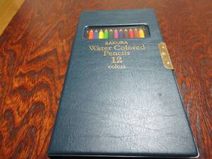 サクラクレパス　water coiored pencils 12 colors