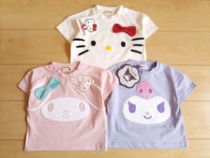 子供服Sanrio*半袖Ｔシャツ*送料無料キッズ*春夏サンリオ*マイメロディ*クロミちゃん*新品キティちゃん