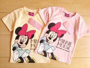 新品Minnie Mouse*子供服Ｔシャツ*未使用ディズニー*送料無料キッズ*Disney半袖ミニーちゃん