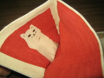 送込み未使用　濱文様　ねこネコ猫柄　捺染めの手拭い本　綿100％日本製　福猫まねき猫てぬぐい_画像8