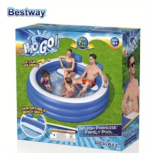  inflatable swimming pool [ large size family pool ]