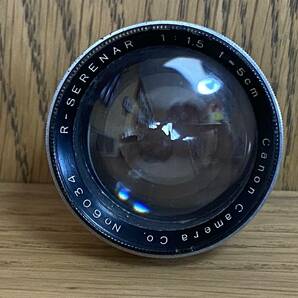 希少 2個セット Canon R-SERENAR 1.5 f＝5cm レンズ キャノン ジャンク品 札幌市の画像4
