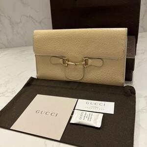 グッチ　GUCCI 財布　長財布　ホースビット　メンズ