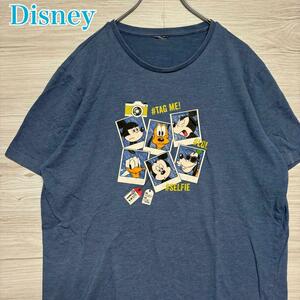 【入手困難】 Disney ディズニー　Tシャツ　Lサイズ　半袖　海外輸入　一点物　キャラクター　ディズニーランド　ディズニーストア