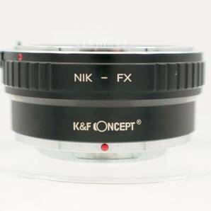 【1円～！ 美品】K&F Concept ケーアンドエフ・コンセプト NIK-FX マウントアダプター ニコンFレンズ/フジフイルムXボディ用の画像1