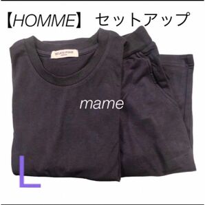 定価以下!!未使用☆HOMME Тシャツ＆ハーフパンツ☆Lサイズ ジェラートピケ