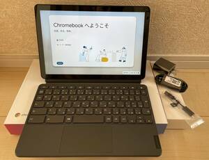 【送料無料】【美品】Lenovo IdeaPad Duet Chromebook コンパクト2in1タブレット CT-C636F ZA6F0112Jp