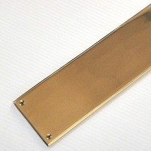 真鍮　鋳造　フィンガープレート　ヴィクトリアン リブ付　押し板　ハンドル　ドア　扉　_画像2