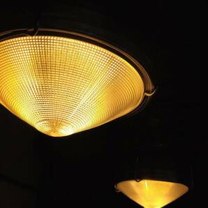 2個セット ビンテージ インダストリアル ホロフェン ペンダント ランプ #2454 脱着キャップ付 HOLOPHANE Vintage Industrial Lampの画像2
