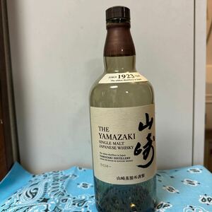 1円スタート　空瓶　シングルモルトウイスキー 山崎 700ml 　SUNTORY WHISKY YAMAZAKI