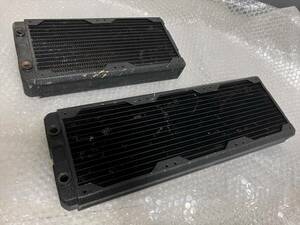 * water cooling PC for radiator 2 pieces set exhibition *