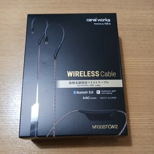 canal works　カナルワークス M100BTCW2 　ワイヤレスケーブル　2pin　Bluetooth5.0