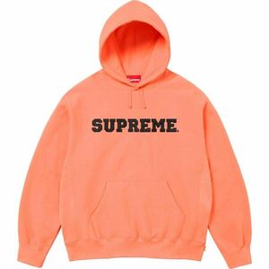 送料無料 M ピンク Supreme Collegiate Hooded Sweatshirt Peach シュプリーム カレッジロゴ パーカー ピーチ Box Logo 24SS 新品未使用