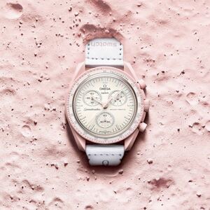 送料無料 ピンク Swatch Omega Bioceramic Moonswatch Mission to Venus Speedmasterスウォッチ オメガ スピードマスター ヴィーナス 新品 