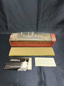  Mini . koto 10 three string length 42. secondhand goods accessory tatami pcs outer box . koto. hand ..