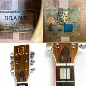 GRAND WSF-50 (KISO SUZUKI) ダブルサウンドホール 日本製 アコースティックギターの画像2