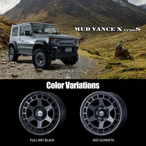 4本セット マッドヴァンスX タイプS VANCE 15x6.0J 5/139.7 +0 FMB TOYO トーヨー オープンカントリー A/T3W 195/80R15 WL ジムニーシエラ